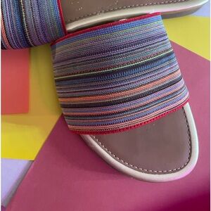 American Eagle Multi-Color Slip-on Beachy Sandals SZ:6